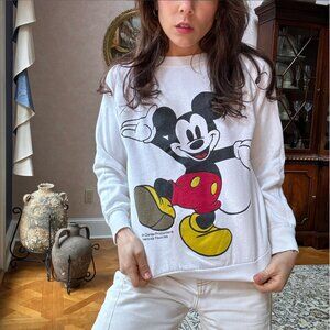 Vintage Mickey Mouse Sweatshirt, M, Made in USA